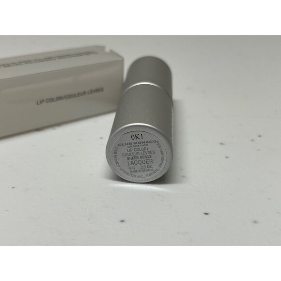 Club Monaco Sheer Lipstick in Shade LACQUER Full Size NEW IN BOX Discontinued - Picture 6 of 11